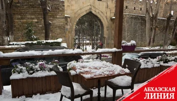 В Стамбуле начался первый в сезоне снегопад