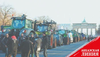 Тракторы блокируют немецкие города