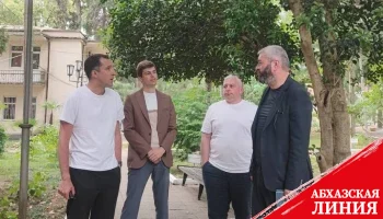 
Министр туризма Астамур Логуа ознакомился с подготовкой пансионата «Айтар» к туристическому сезону
