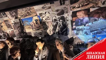 
Поезд Победы прибыл в Сухум
