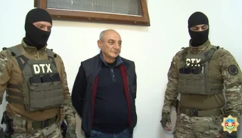 СГБ Азербайджана показала арест Саакяна, Гукасяна и Ишханяна