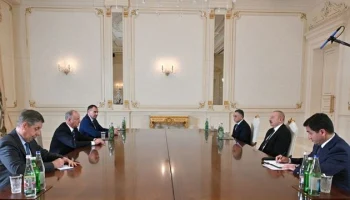 Президент Азербайджана встретился с Патрушевым