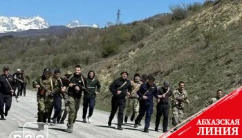 Сотрудники ППСМ Южной Осетии совершили марш-бросок по пересеченной местности