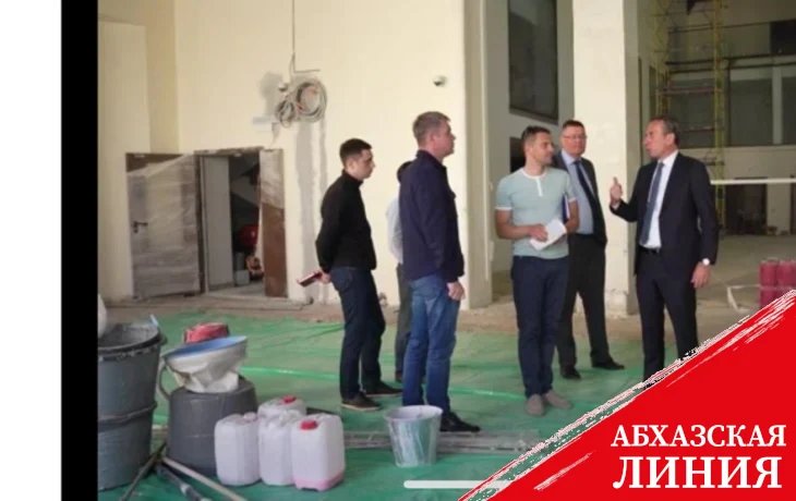 
Работы в национальном павильоне Абхазии на ВДНХ  подходят к завершающему этапу
 

