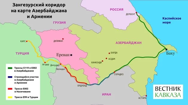 Баку: вопрос о Зангезурском коридоре будет решаться с Арменией мирно